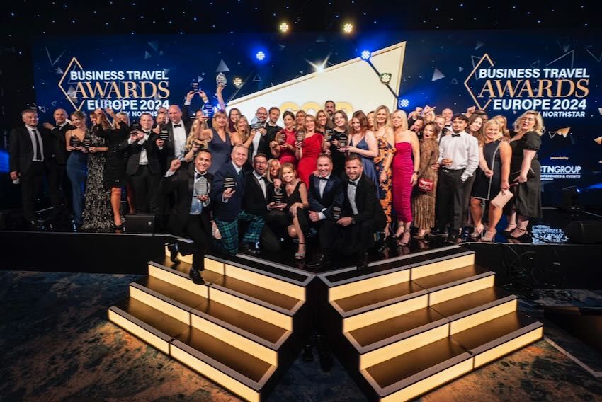 Business Travel Awards Europe 2024 winners group