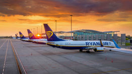 Ryanair sunset